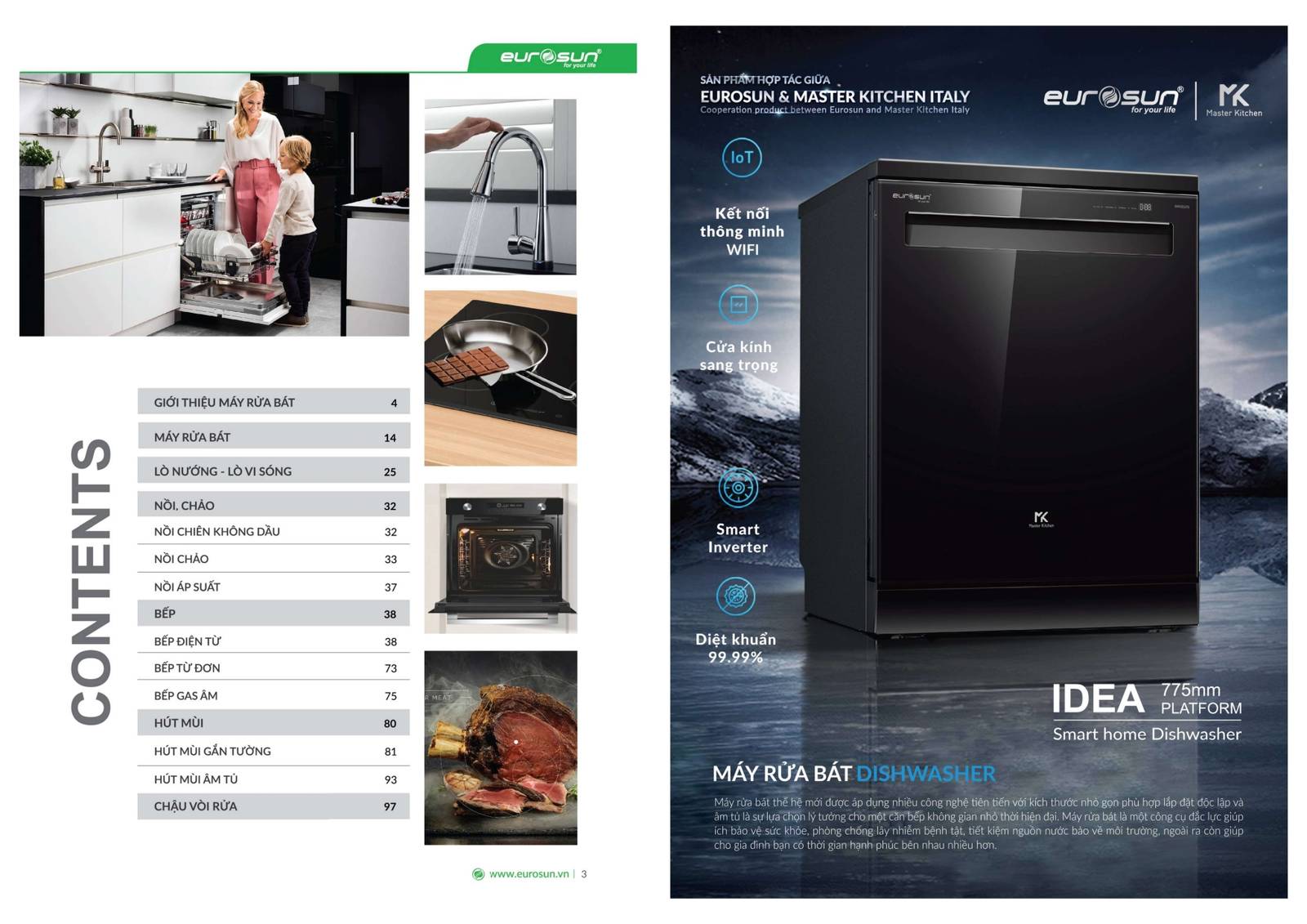 Thiết bị nhà bếp EUROSUN Catalogue và Bảng giá mới nhất /Page 2